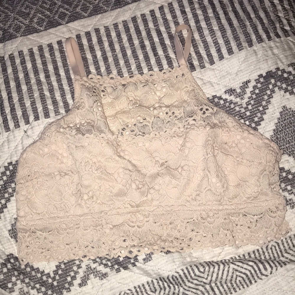 High neck bralette